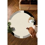 Decomia Home Dijital Kaymaz Yıkanabilir Jüt Görünümlü Salon Halısı Mutfak Halısı Balkon Halısı Yolluk Ev Dekor,Antrasit 160 X 160