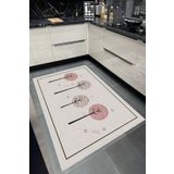 Decomia Home Dijital Kaymaz Yıkanabilir Modern Kıtchen Mutfak Halısı Karahindiba Mutfak Halısı Dc-5061
