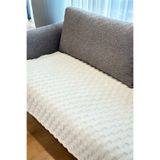 Decomia Home Dolly Oturma Yerini Kapatan Kabartmalı Yumuşak Tüylü Koltuk Örtüsü Koltuk Şalı (100X220cm)