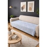 Decomia Home Hilda Oturma Yerini Kapatan Kabartmalı Yumuşak Tüylü Koltuk Örtüsü Koltuk Şalı (100X220cm)