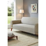 Decomia Home Maya Kabartmalı Evcil Hayvan Dostu Koltuk Örtüsü Çok Amaçlı Kaymaz Süngerli (165X205 Cm) - 165 x 210 cm - Gri