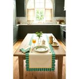 Decomia Home Modern Çizgili Renkli Dijital Baskı Runner Dekoratif Masa Runnerı (40x140 cm)