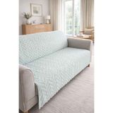 Decomia Home Terry Kabartmalı Yumuşak Tüylü Koltuk Örtüsü Çok Amaçlı Koltuk Şalı Kaymaz Süngerli (165x205 cm)