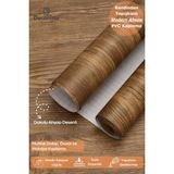 Deconitte Kendinden Yapışkanlı Ahşap Görünümlü Mutfak Banyo Tezgah Duvar Dolap Masa Kaplama 60X100CM - 60 x 100 cm - Ceviz