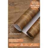 Deconitte Kendinden Yapışkanlı Ahşap Görünümlü Mutfak Banyo Tezgah Duvar Dolap Masa Kaplama 60X300cm
