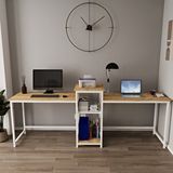 Deconode Duodesk 2 Kişilik Çalışma Masası Beyaz demirlerden Safir Çam Suntalamdan oluşmaktadır.
