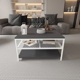 Deconode Mirage Orta Sehpa - BEYAZ-ANTRASİT