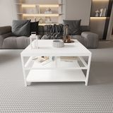 Deconode Mirage Orta Sehpa - BEYAZ-BEYAZ
