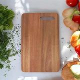 Deconox Akasya Kesme Tahtası Antibakteriel Yıkanabilir Doğrama Tahtası Dikdörtgen 34x22CM | Antibakteriyel ve Yıkanabilir Akasya Kesme Tahtası - Hijyenik ve Dayanıklı Doğrama İşleriniz için İdeal