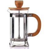 Deconox Bambu Kapak Filtre Kahve & Bitki Çayı Demleme French Press 350ml