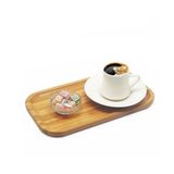 Deconox Bambu Lüx Dikdörtgen Servis 25 * 14cm, Sunumluk & Çerezlik Sunum Tabağı