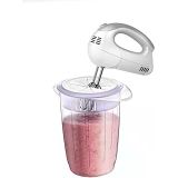 Deconox Kapaklı Mikser Blender Kabı 1 Litre Sıçratmayan Çırpma Mikser Kabı, Kapaklı Çırma Kabı [Asorti]