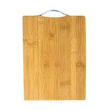 Deconox Metal Saplı Bambu Kesme Tahtası Antibakteriel Yıkanabilir Doğrama Tahtası Dikdörtgen 34x24 CM
