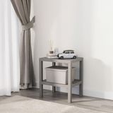 Deconox Modüler 2 Katlı Çok Amaçlı Plastik Raf - 38x50x29 cm Banyo, Mutfak ve Tezgah Üstü Organizeri - Aletsiz Kolay Kurulum (GRİ)