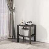 Deconox Modüler 2 Katlı Çok Amaçlı Plastik Raf - 38x50x29 cm Banyo, Mutfak ve Tezgah Üstü Organizeri - Aletsiz Kolay Kurulum (SİYAH)