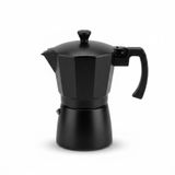 Deconox Moka Pot 6 Fincanlık, 360 ml Alüminyum Espresso Demliği, Ocak Üstü Kahve Cezvesi, Kamp ve Ev Kullanımı, 10x14x20 cm, Gümüş
