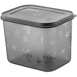 Deconox No Frost Silikon Yumuşak Kapalı Saklama Kabı Dondurucu Buzluk Saklama Kabı 1400Ml, Kapaklı No Frost Saklama Kabı 1400Ml, Derin Dondurucu Saklama Kabı 1400Ml
