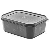 Deconox No Frost Silikon Yumuşak Kapalı Saklama Kabı Dondurucu ve Buzluk Saklama Kabı 675ml, Kapaklı No Frost Saklama Kabı 675Ml, Derin Dondurucu Saklama Kabı 675Ml