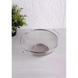 Deconox Paslanmaz Çelik Çift Kulplu Sepet Süzgeç 22Cm*10Cm, Salata Süzgeci Meyve Süzgeci, Makarna Süzgeci, Paslanmaz Çelik Çift Kulplu 22Cm S
