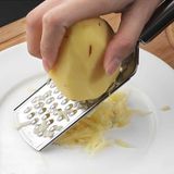 Deconox Silikon Saplı Paslanmaz Limon Peynir Rendesi, Çok Amaçlı Sebze Narenciye Dilimleyici, Mutfak Aksesua - Standart
