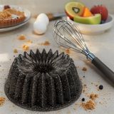 Deconox Thermo Döküm Gövdeli Keskin Kek Kalıbı 26cm, Dilimli ve Döküm, Siyah Granit Benekli Pişirme Kabı, Kolay Çıkarma, Dayanıklı Alüminyum Alaşım