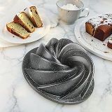 Deconox Thermo Döküm Gövdeli Rüzgar Gülü Kek Kalıbı 26Cm, Dilimli Ve Döküm, Siyah Granit Benekli Pişirme Kabı, Kolay Çıkarma, Dayanıkl�
