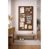 Decopin METAL MAGNET PANOSU - HATIRLATMA HATIR A PANOSU 40X80 CM BÜYÜK BOY BAKIR