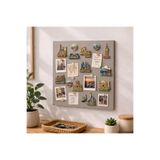 Decopin METAL MAGNET PANOSU - HATIRLATMA HATIRA PANOSU 42 X 42 cm VİZON