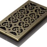 Decor Rende Scroll çelik altın kaplama antik duvar ayracı