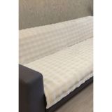 DECORA CASA HOME COLLECTİON Kaymaz Peluş Kanepe Kılıfı Üç Kişilik Yumuşak Dokulu Koltuk Örtüsü 170x210