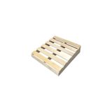 decoraid Masa Altı Ayaklık Ayak Koyma Standı Ortadan Destekli 35 x 35 Cm