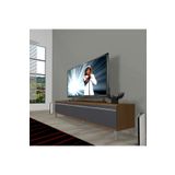 Decoraktiv Ceviz Antrasit Eko 140 T Mdf Krom Ayaklı Tv Ünitesi