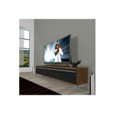 Decoraktiv Ceviz Siyah Eko 140 T Mdf Krom Ayaklı Tv Ünitesi