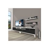 Decoraktiv Eko 200R Mdf Beyaz Siyah Tv Ünitesi