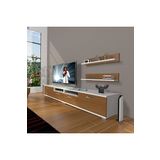 Decoraktiv Eko 220R MDF Ceviz Beyaz Tv Ünitesi