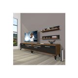 Decoraktiv Eko 220R Mdf Silver Beyaz Ceviz Tv Ünitesi