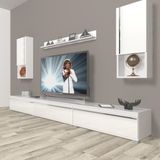 Decoraktiv Eko 270TA Mdf Parlak Beyaz Tv Ünitesi