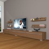 Decoraktiv Eko 360R Mdf Naturel Ceviz Tv Ünitesi