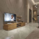 Decoraktiv EKO 4 Mdf Dvd Naturel Pera Tv Ünitesi