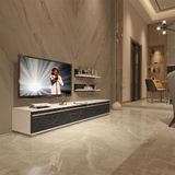 Decoraktiv EKO 4 MDF STD Beyaz Siyah Mermer TV Ünitesi