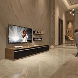 Decoraktiv EKO 4 MDF STD Pera Siyah TV Ünitesi