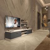 Decoraktiv EKO 4B Mdf Dvd Beyaz Antrasit Tv Ünitesi