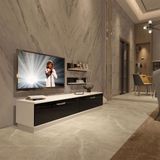 Decoraktiv EKO 4B Slm Std Beyaz Siyah Tv Ünitesi