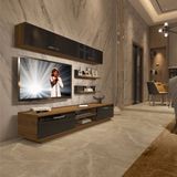 Decoraktiv EKO 5B Mdf Dvd Pera Siyah Tv Ünitesi