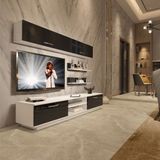 Decoraktiv EKO 5B Slm Dvd Beyaz Siyah Tv Ünitesi