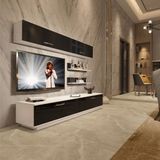 Decoraktiv EKO 5B Slm Std Beyaz Siyah Tv Ünitesi