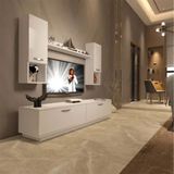 Decoraktiv EKO 5DAB Mdf Std Parlak Beyaz Tv Ünitesi