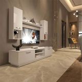 Decoraktiv EKO 5DAB Slm Dvd Parlak Beyaz Tv Ünitesi