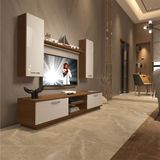 Decoraktiv EKO 5DB Mdf Dvd Beyaz Ceviz Tv Ünitesi
