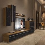 Decoraktiv Eko 6 Mdf Std Tv Ünitesi Tv Sehpası - Pera Siyah Mermer - Pera - Siyah Mermer